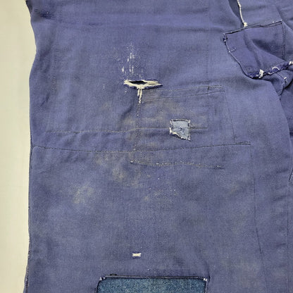 【現状渡し品】【メンズ】 USED EURO VINTAGE ユーロヴィンテージ PATCHWORK WORK PANTS パッチワークパンツ ボトムス 157-260112-as-24-izu カラー：ネイビー系 万代Net店