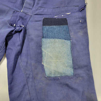 【現状渡し品】【メンズ】 USED EURO VINTAGE ユーロヴィンテージ PATCHWORK WORK PANTS パッチワークパンツ ボトムス 157-260112-as-24-izu カラー：ネイビー系 万代Net店
