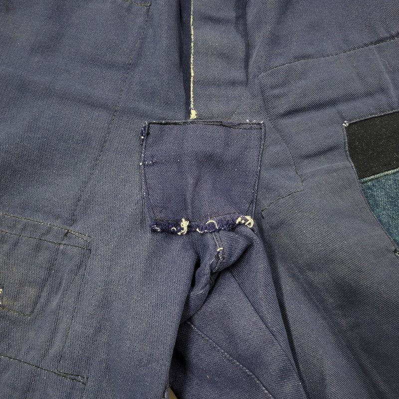 【現状渡し品】【メンズ】 USED EURO VINTAGE ユーロヴィンテージ PATCHWORK WORK PANTS パッチワークパンツ ボトムス 157-260112-as-24-izu カラー：ネイビー系 万代Net店