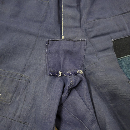 【現状渡し品】【メンズ】 USED EURO VINTAGE ユーロヴィンテージ PATCHWORK WORK PANTS パッチワークパンツ ボトムス 157-260112-as-24-izu カラー：ネイビー系 万代Net店