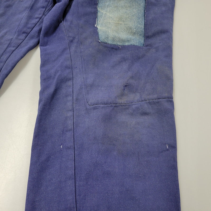 【現状渡し品】【メンズ】 USED EURO VINTAGE ユーロヴィンテージ PATCHWORK WORK PANTS パッチワークパンツ ボトムス 157-260112-as-24-izu カラー：ネイビー系 万代Net店