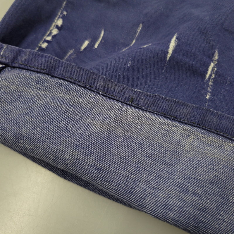 【現状渡し品】【メンズ】 USED EURO VINTAGE ユーロヴィンテージ PATCHWORK WORK PANTS パッチワークパンツ ボトムス 157-260112-as-24-izu カラー：ネイビー系 万代Net店