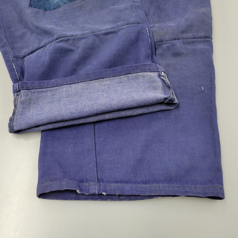 【現状渡し品】【メンズ】 USED EURO VINTAGE ユーロヴィンテージ PATCHWORK WORK PANTS パッチワークパンツ ボトムス 157-260112-as-24-izu カラー：ネイビー系 万代Net店
