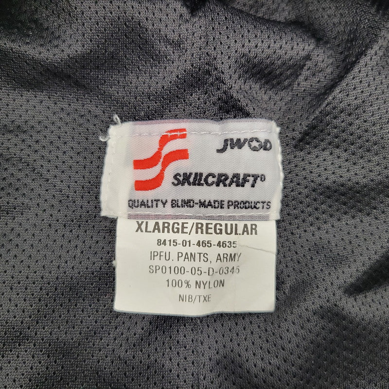 【中古品】【メンズ】 U.S.ARMY ユーエスアーミー IPFU TRAINING PANTS SP0100-05-D-0345 トレーニングパンツ SKILCRAFT製 ボトムス 157-260111-as-07-izu サイズ：XL-R カラー：ブラック 万代Net店