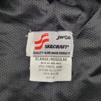 【中古品】【メンズ】 U.S.ARMY ユーエスアーミー IPFU TRAINING PANTS SP0100-05-D-0345 トレーニングパンツ SKILCRAFT製 ボトムス 157-260111-as-07-izu サイズ：XL-R カラー：ブラック 万代Net店