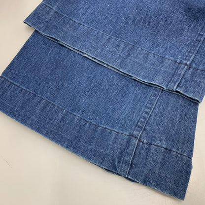 【中古品】【メンズ】 U.S NAVY ユー エス ネイビー DLA100-81-C-2491 IDEALジッパー DENIM SAILOR PANTS デニム セーラー パンツ ズボン ボトムス 157-260112-ya-13-izu サイズ：40R カラー：ブルー 万代Net店