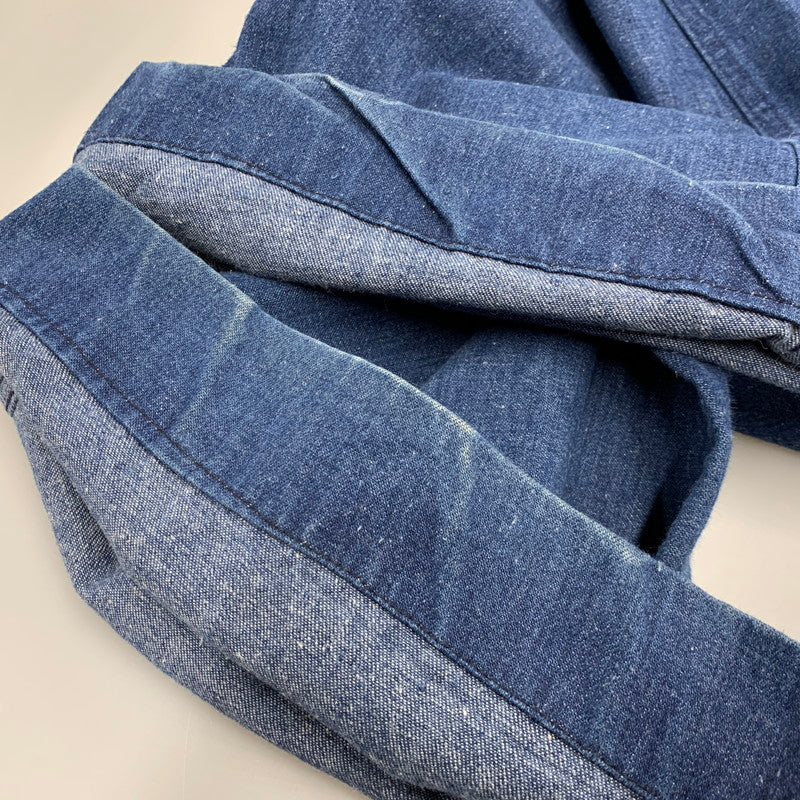 【中古品】【メンズ】 U.S NAVY ユー エス ネイビー DLA100-81-C-2491 IDEALジッパー DENIM SAILOR PANTS デニム セーラー パンツ ズボン ボトムス 157-260112-ya-13-izu サイズ：40R カラー：ブルー 万代Net店
