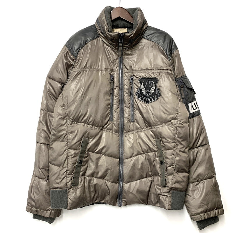【中古品】【メンズ】 USAF PADDING JACKET 6162140 パディング ジャケット アウター 145-260119-as-41-izu サイズ：2XL カラー：グレー系 万代Net店