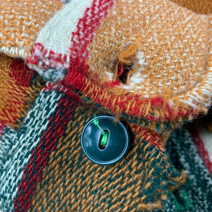 【中古品】【メンズ】 USED VINTAGE WOOL CHECK SHIRT ウール チェック シャツ 146-260113-as-09-izu サイズ：L カラー：マルチカラー 万代Net店