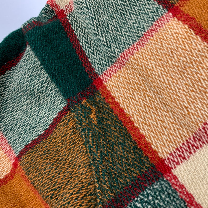 【中古品】【メンズ】 USED VINTAGE WOOL CHECK SHIRT ウール チェック シャツ 146-260113-as-09-izu サイズ：L カラー：マルチカラー 万代Net店