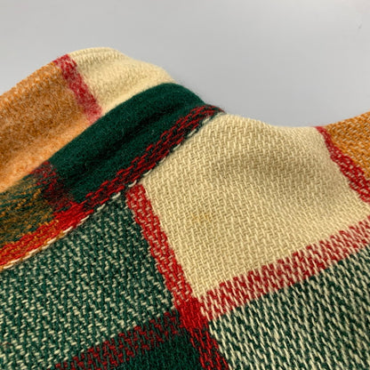 【中古品】【メンズ】 USED VINTAGE WOOL CHECK SHIRT ウール チェック シャツ 146-260113-as-09-izu サイズ：L カラー：マルチカラー 万代Net店