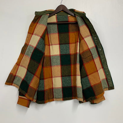 【中古品】【メンズ】 USED VINTAGE WOOL CHECK SHIRT ウール チェック シャツ 146-260113-as-09-izu サイズ：L カラー：マルチカラー 万代Net店