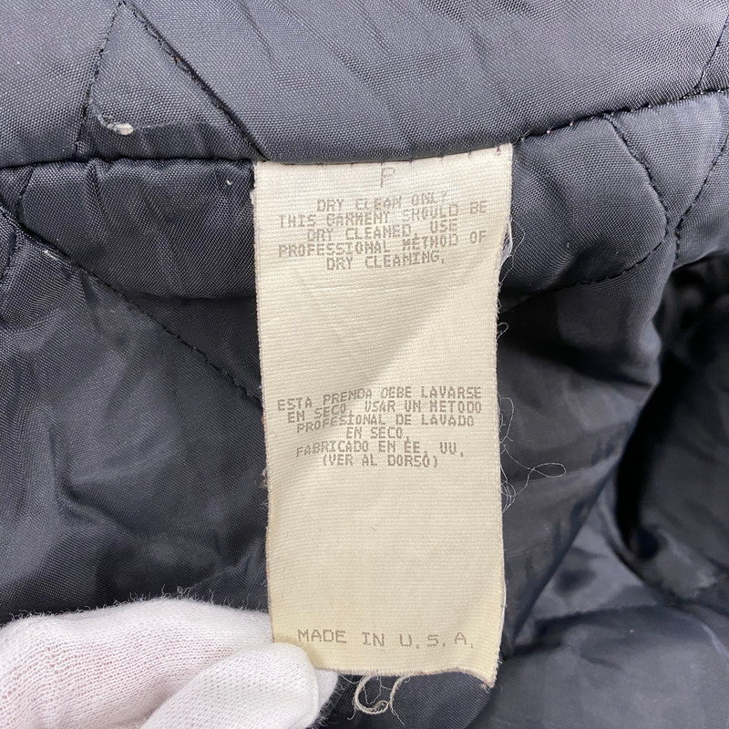 【中古品】【メンズ】 MANHATTAN マンハッタン CORDUROY COLLAR CHECK WOOL JACKET コーデュロイ カラー チェック ウールジャケット USA製 アウター 146-260118-as-05-izu サイズ：L カラー：レッド×ブラック 万代Net店