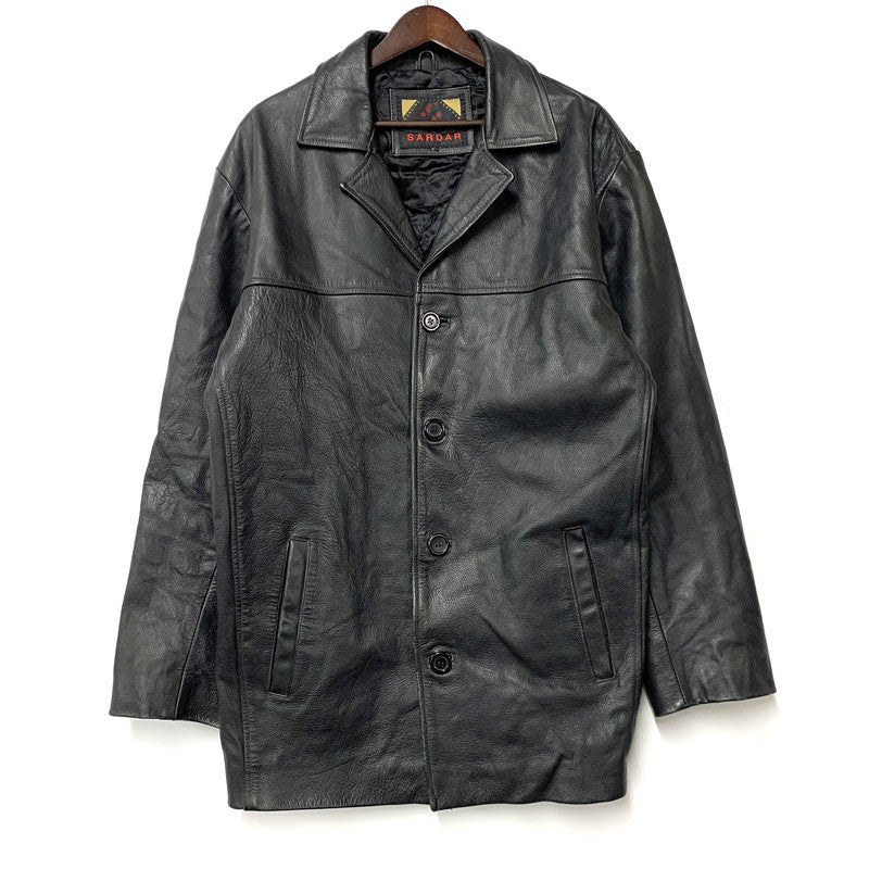 【現状渡し品】【メンズ】 SARDAR LEATHER JACKET レザージャケット アウター 146-260113-as-06-izu カラー：ブラック 万代Net店