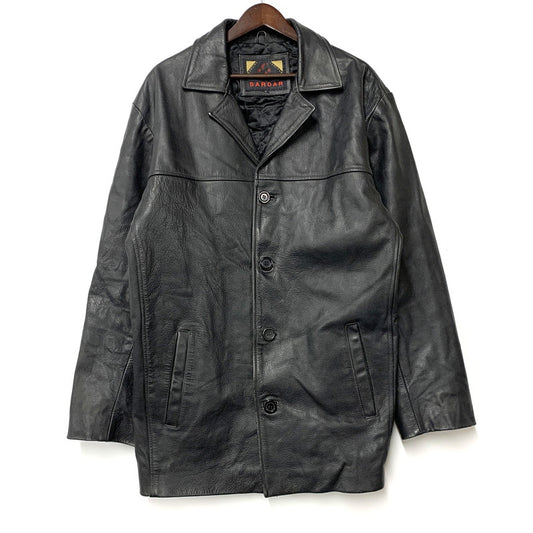 【現状渡し品】【メンズ】 SARDAR LEATHER JACKET レザージャケット アウター 146-260113-as-06-izu カラー：ブラック 万代Net店
