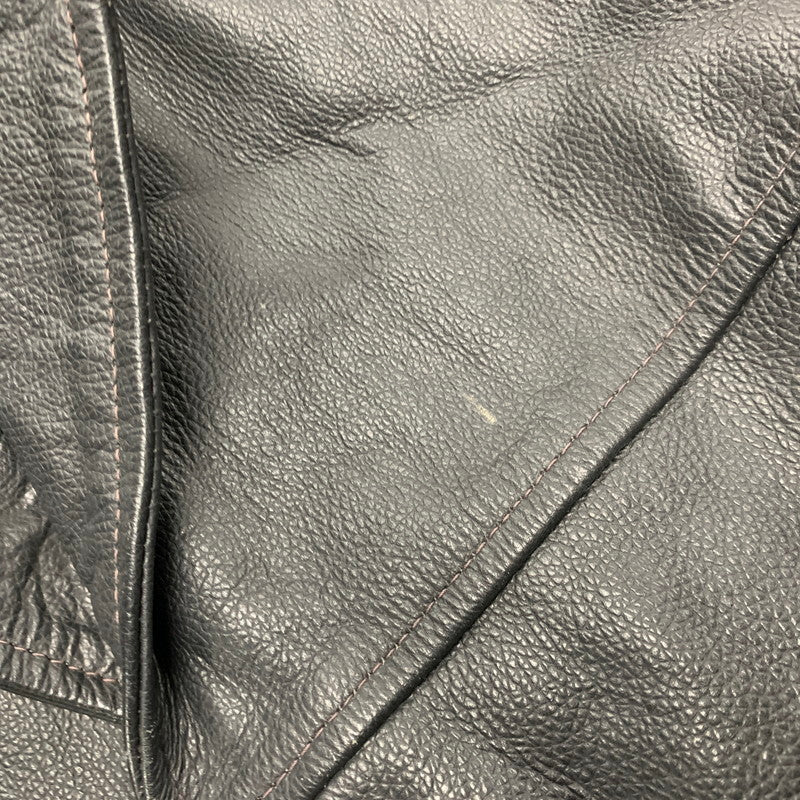 【現状渡し品】【メンズ】 SARDAR LEATHER JACKET レザージャケット アウター 146-260113-as-06-izu カラー：ブラック 万代Net店