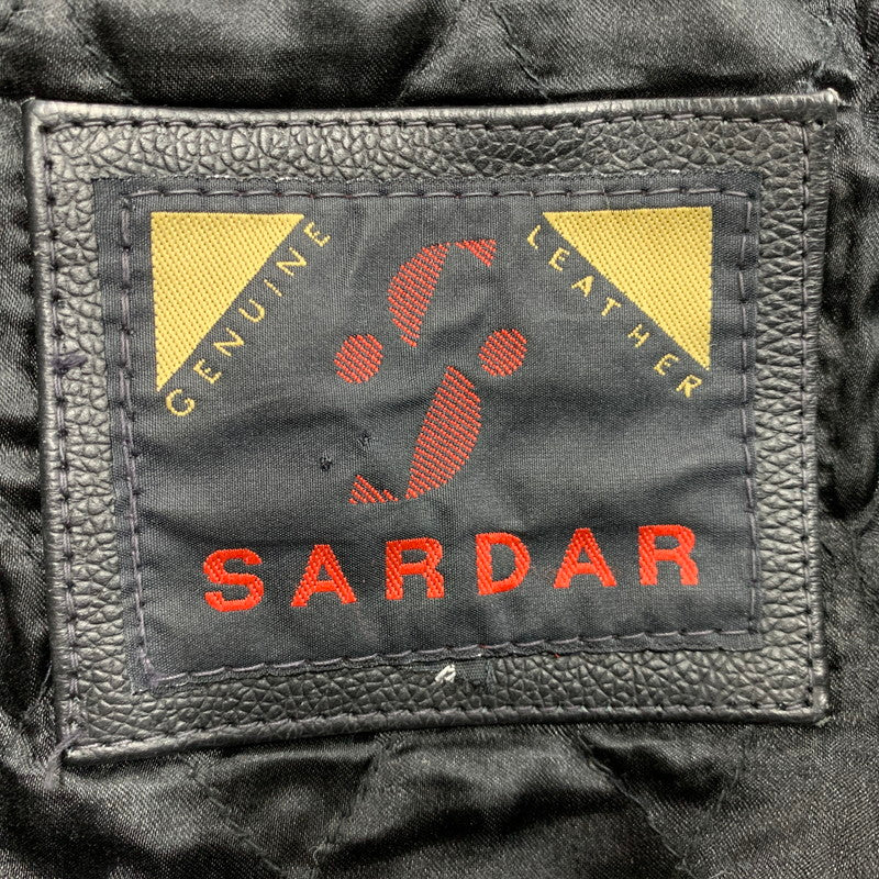 【現状渡し品】【メンズ】 SARDAR LEATHER JACKET レザージャケット アウター 146-260113-as-06-izu カラー：ブラック 万代Net店