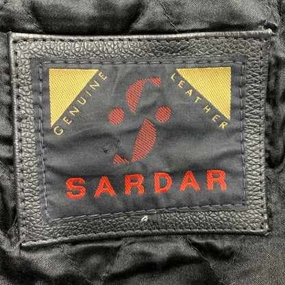 【現状渡し品】【メンズ】 SARDAR LEATHER JACKET レザージャケット アウター 146-260113-as-06-izu カラー：ブラック 万代Net店