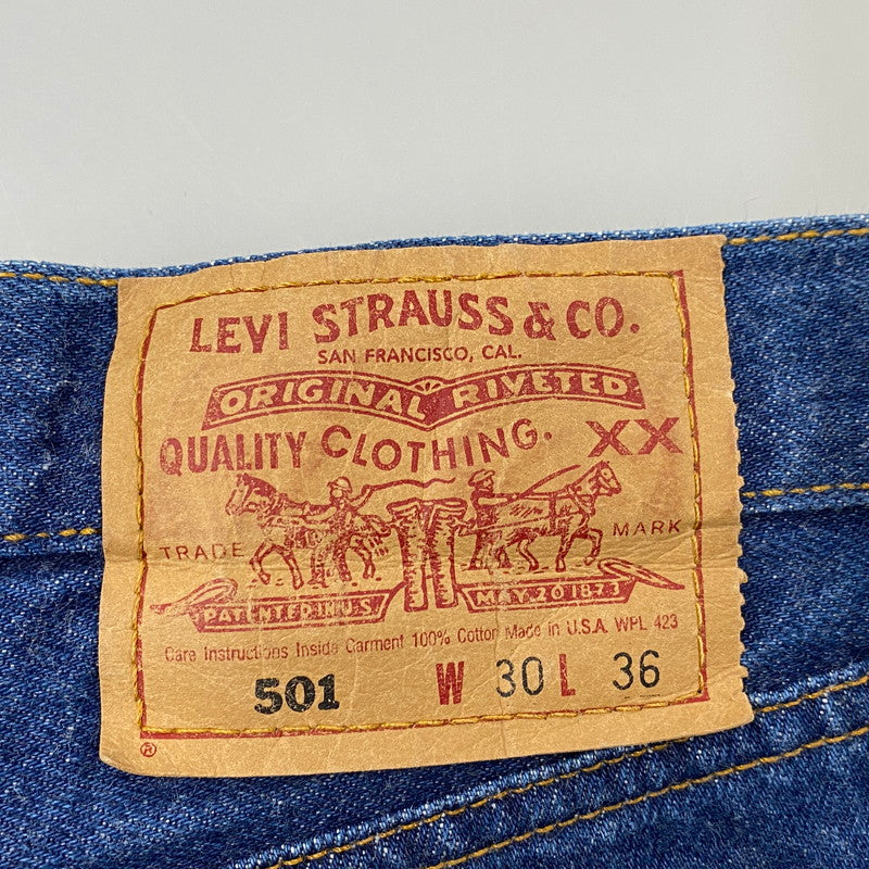 【中古品】【メンズ】 501 DENIM PANTS 501-5900 デニムパンツ 刻印501 ジーンズ ボトムス 157-260117-as-09-izu サイズ：30×36 カラー：インディゴ 万代Net店