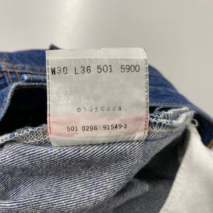 【中古品】【メンズ】 501 DENIM PANTS 501-5900 デニムパンツ 刻印501 ジーンズ ボトムス 157-260117-as-09-izu サイズ：30×36 カラー：インディゴ 万代Net店