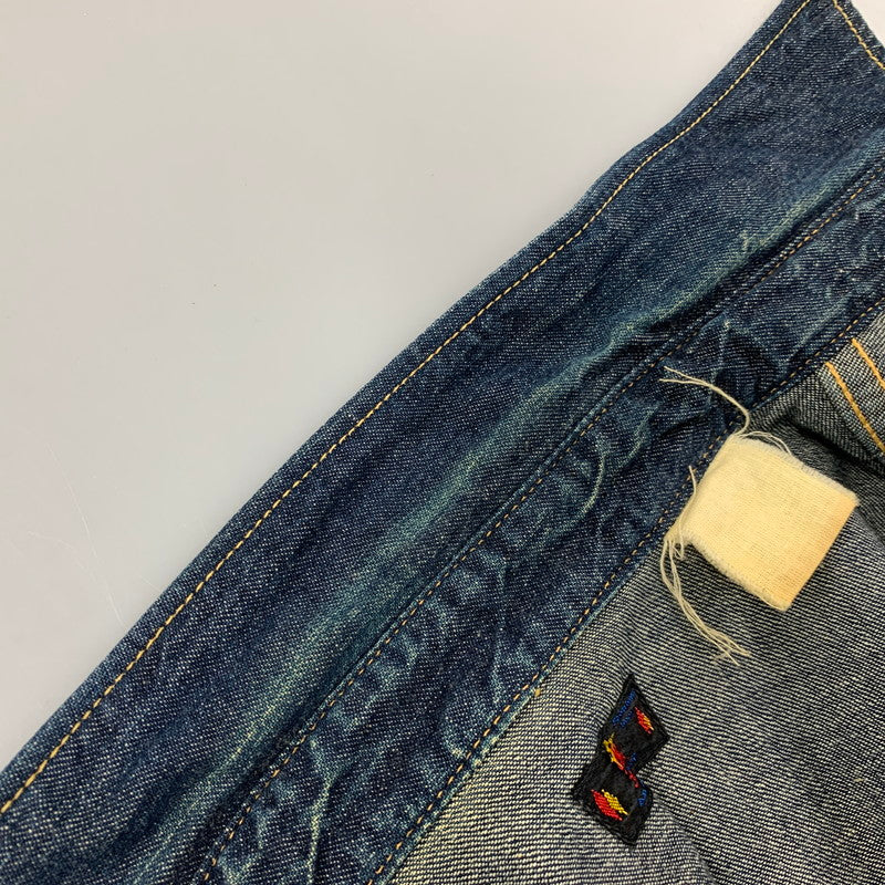 【中古品】【メンズ】 SKULL JEANS スカルジーンズ DENIM WESTERN LS SHIRT デニム ウエスタン ロングスリーブ シャツ 長袖 トップス 145-260113-as-10-izu カラー：インディゴ 万代Net店