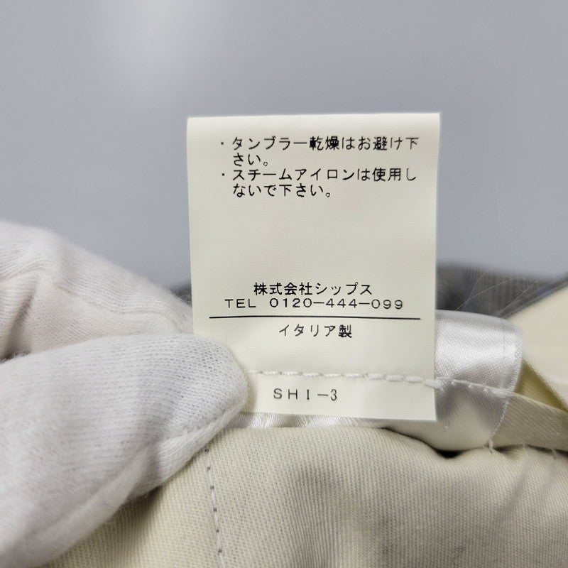 【中古品】【メンズ】 VALDITARO SHIPS ヴァルディターロ シップス CHECK TAILORED SET-UP チェック テーラード セットアップ 147-260112-as-10-izu サイズ：44 カラー：グレー 万代Net店