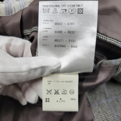 【中古品】【メンズ】 VALDITARO SHIPS ヴァルディターロ シップス CHECK TAILORED SET-UP チェック テーラード セットアップ 147-260112-as-10-izu サイズ：44 カラー：グレー 万代Net店