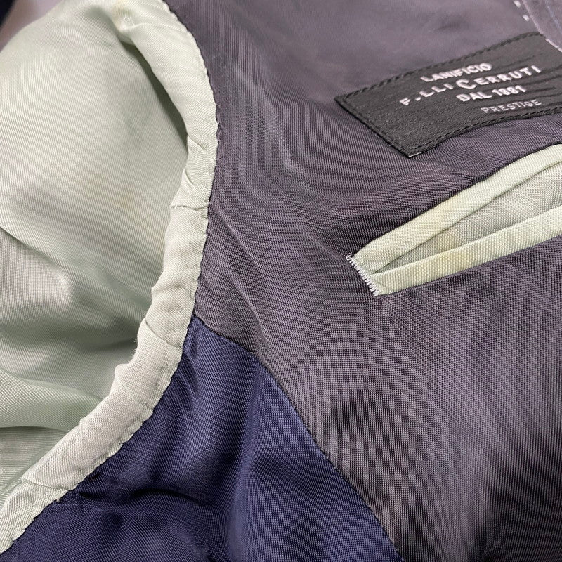 【中古品】【メンズ】 STRIPE TAILORED SET-UP PL-HK-32887 ストライプ テーラード セットアップ 141-260117-as-27-izu サイズ：M カラー：グレー 万代Net店