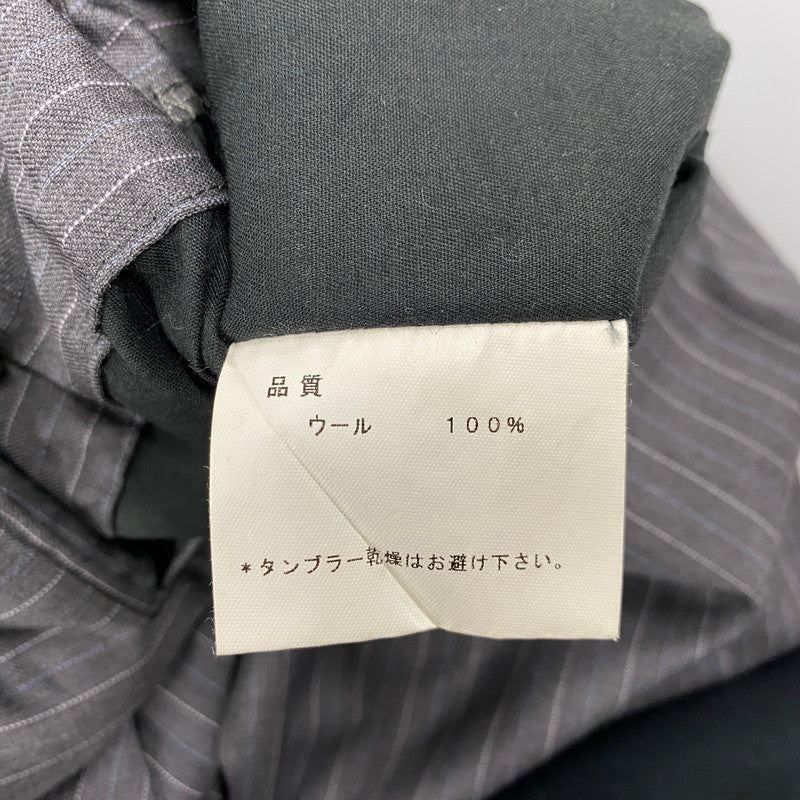 【中古品】【メンズ】 STRIPE TAILORED SET-UP PL-HK-32887 ストライプ テーラード セットアップ 141-260117-as-27-izu サイズ：M カラー：グレー 万代Net店