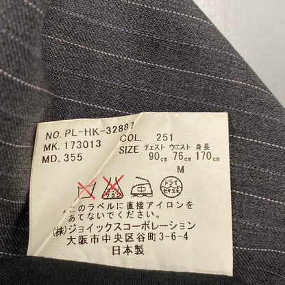 【中古品】【メンズ】 STRIPE TAILORED SET-UP PL-HK-32887 ストライプ テーラード セットアップ 141-260117-as-27-izu サイズ：M カラー：グレー 万代Net店