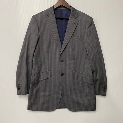 【中古品】【メンズ】 STRIPE TAILORED SET-UP PL-HK-32887 ストライプ テーラード セットアップ 141-260117-as-27-izu サイズ：M カラー：グレー 万代Net店
