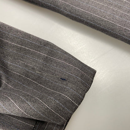【中古品】【メンズ】 STRIPE TAILORED SET-UP PL-HK-32887 ストライプ テーラード セットアップ 141-260117-as-27-izu サイズ：M カラー：グレー 万代Net店