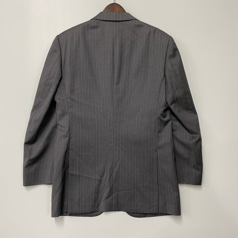 【中古品】【メンズ】 STRIPE TAILORED SET-UP PL-HK-32887 ストライプ テーラード セットアップ 141-260117-as-27-izu サイズ：M カラー：グレー 万代Net店