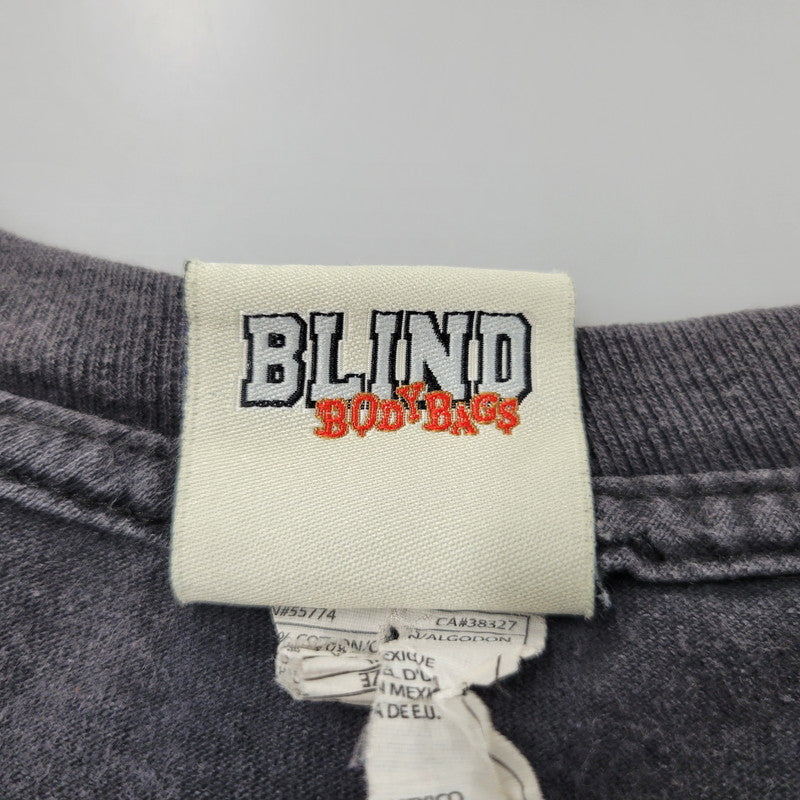 【現状渡し品】【メンズ】 BLIND SKATEBOARDS ブラインド スケートボード PRINT S/S TEE プリント ショートスリーブ Tシャツ メキシコ製 半袖 トップス 146-260112-as-12-izu サイズ：XL カラー：ブラック 万代Net店