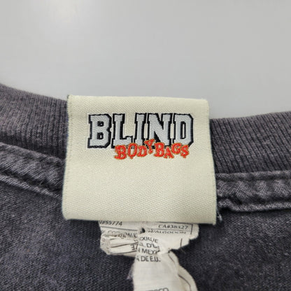 【現状渡し品】【メンズ】 BLIND SKATEBOARDS ブラインド スケートボード PRINT S/S TEE プリント ショートスリーブ Tシャツ メキシコ製 半袖 トップス 146-260112-as-12-izu サイズ：XL カラー：ブラック 万代Net店