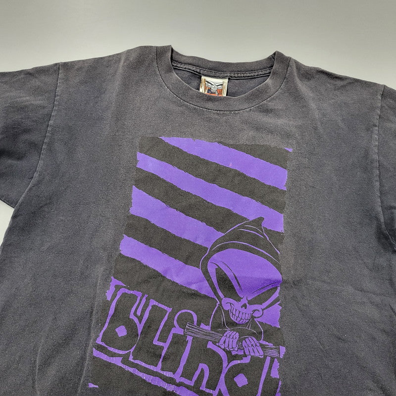 【現状渡し品】【メンズ】 BLIND SKATEBOARDS ブラインド スケートボード PRINT S/S TEE プリント ショートスリーブ Tシャツ メキシコ製 半袖 トップス 146-260112-as-12-izu サイズ：XL カラー：ブラック 万代Net店