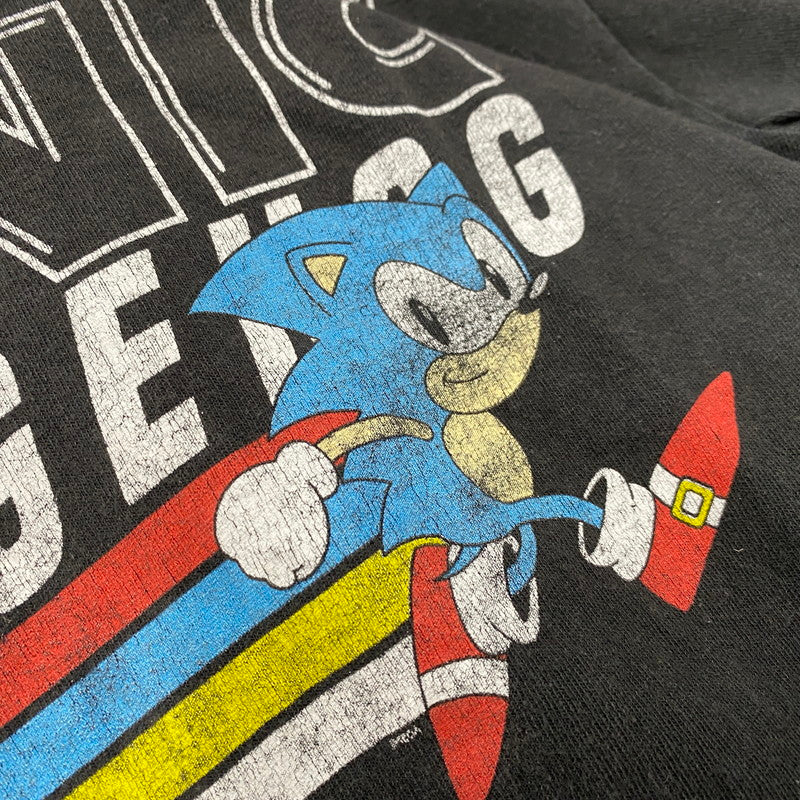 【中古品】【メンズ】 USED SONIC THE HEDGEHOG PRINT S/S TEE ソニック プリント ショートスリーブ Tシャツ 半袖 トップス 146-260117-as-23-izu サイズ：M カラー：ブラック 万代Net店