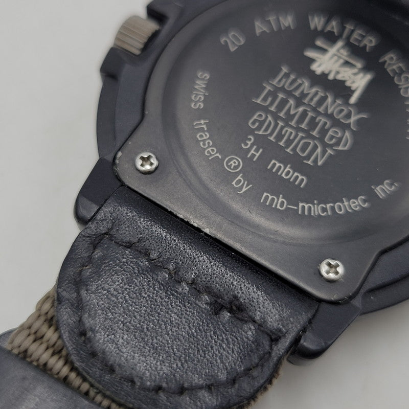 【現状渡し品】【メンズ/レディース】 × STUSSY ステューシー US NAVY SEAL DIVE WATCH 腕時計 197-260115-as-16-izu カラー：ブラック 万代Net店