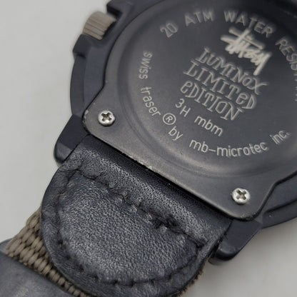 【現状渡し品】【メンズ/レディース】 × STUSSY ステューシー US NAVY SEAL DIVE WATCH 腕時計 197-260115-as-16-izu カラー：ブラック 万代Net店