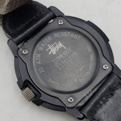 【現状渡し品】【メンズ/レディース】 × STUSSY ステューシー US NAVY SEAL DIVE WATCH 腕時計 197-260115-as-16-izu カラー：ブラック 万代Net店