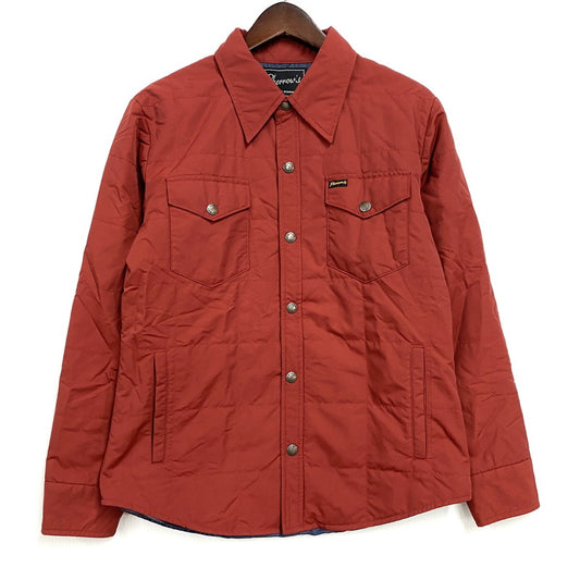 【中古品】【メンズ】 QUILTING SHIRT JACKET PQDJ1 キルティングシャツジャケット アウター 145-260117-as-14-izu サイズ：40R カラー：レッド 万代Net店