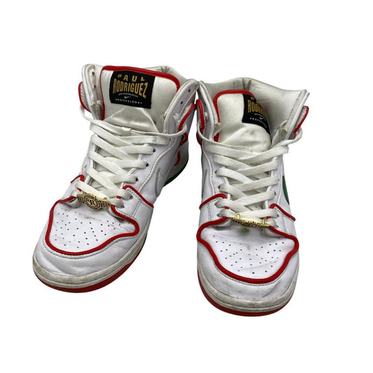 【現状渡し品】【メンズ】 × PAUL RODRIGUEZ ポール・ロドリゲス DUNK HIGH PRM QS CT6680-100 ダンク ハイ プレミアム QS スニーカー シューズ 靴 160-260117-as-39-izu サイズ：26.5cm カラー：WHITE/UNIVERSITY RED-WHITE 万代Net店