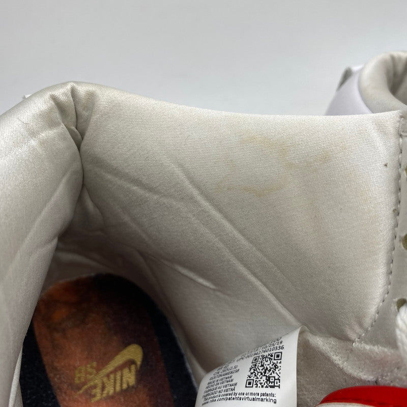 【現状渡し品】【メンズ】 × PAUL RODRIGUEZ ポール・ロドリゲス DUNK HIGH PRM QS CT6680-100 ダンク ハイ プレミアム QS スニーカー シューズ 靴 160-260117-as-39-izu サイズ：26.5cm カラー：WHITE/UNIVERSITY RED-WHITE 万代Net店