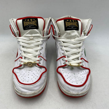【現状渡し品】【メンズ】 × PAUL RODRIGUEZ ポール・ロドリゲス DUNK HIGH PRM QS CT6680-100 ダンク ハイ プレミアム QS スニーカー シューズ 靴 160-260117-as-39-izu サイズ：26.5cm カラー：WHITE/UNIVERSITY RED-WHITE 万代Net店