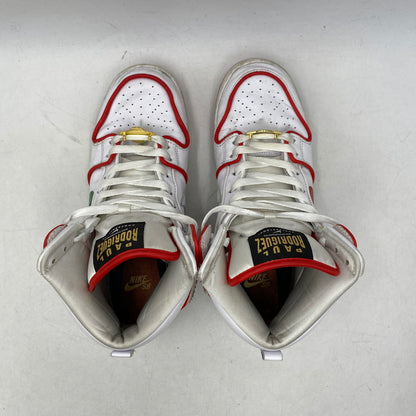 【現状渡し品】【メンズ】 × PAUL RODRIGUEZ ポール・ロドリゲス DUNK HIGH PRM QS CT6680-100 ダンク ハイ プレミアム QS スニーカー シューズ 靴 160-260117-as-39-izu サイズ：26.5cm カラー：WHITE/UNIVERSITY RED-WHITE 万代Net店