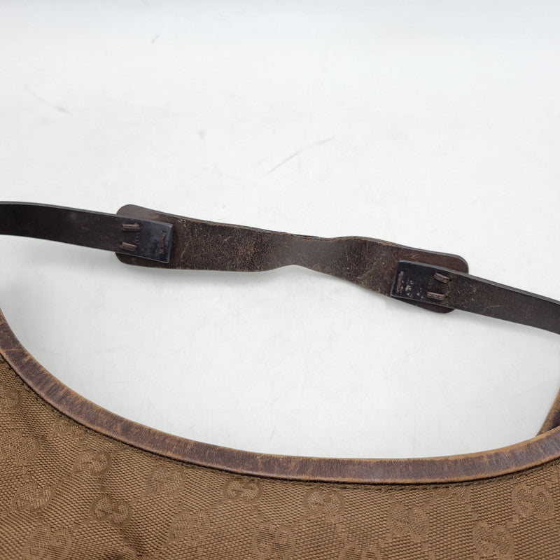 【現状渡し品】【メンズ/レディース】 106242 GGキャンバス ショルダーバッグ カバン 鞄 180-260115-as-20-izu カラー：ブラウン 万代Net店