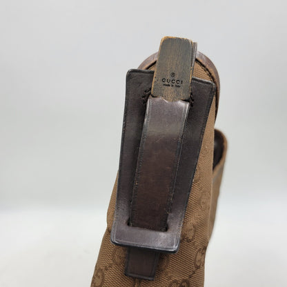 【現状渡し品】【メンズ/レディース】 106242 GGキャンバス ショルダーバッグ カバン 鞄 180-260115-as-20-izu カラー：ブラウン 万代Net店
