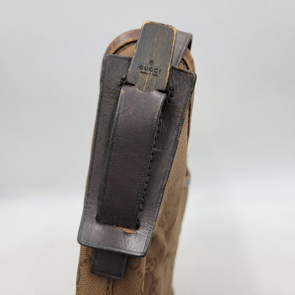 【現状渡し品】【メンズ/レディース】 106242 GGキャンバス ショルダーバッグ カバン 鞄 180-260115-as-20-izu カラー：ブラウン 万代Net店