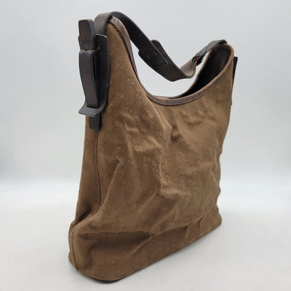 【現状渡し品】【メンズ/レディース】 106242 GGキャンバス ショルダーバッグ カバン 鞄 180-260115-as-20-izu カラー：ブラウン 万代Net店