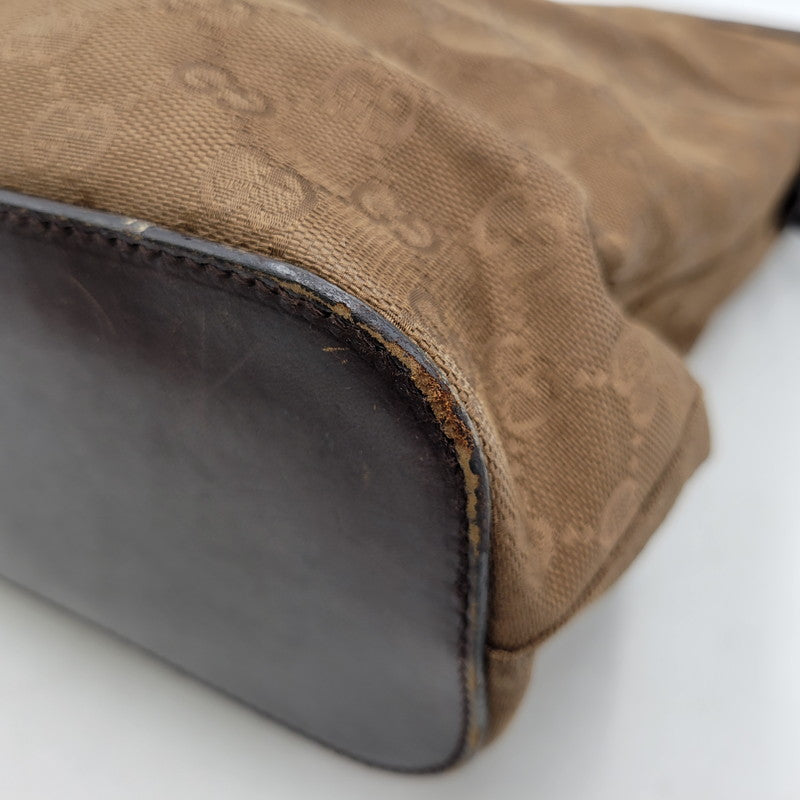 【現状渡し品】【メンズ/レディース】 106242 GGキャンバス ショルダーバッグ カバン 鞄 180-260115-as-20-izu カラー：ブラウン 万代Net店
